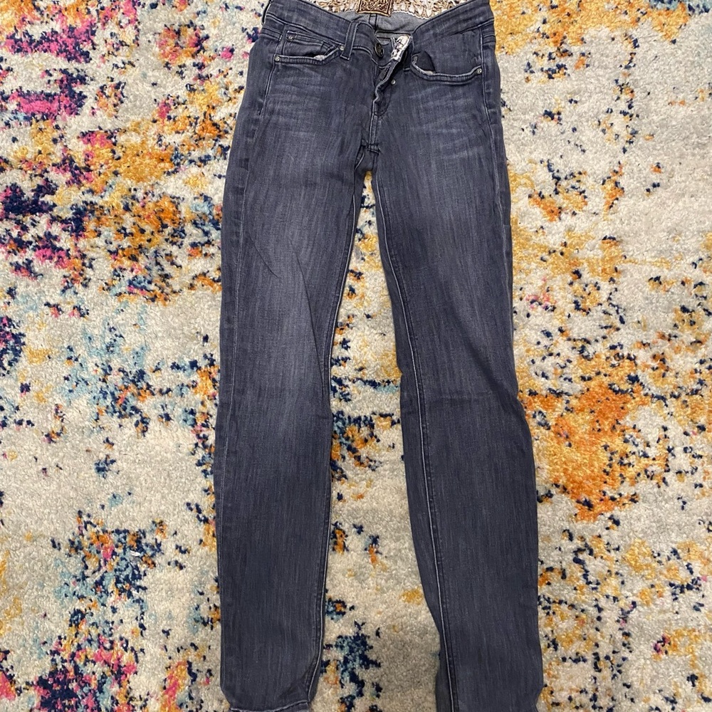 Rich & Skinny Gray Denim Jeans